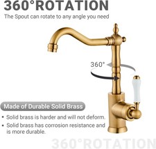 Antik Messing Einhand 360°