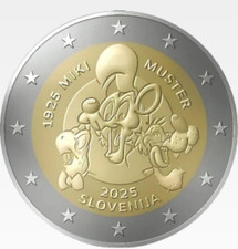 2025 Slowenien 2 € "100. Geburtstag von Miki Muster"  VVK