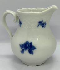 Schumann/Arzberg Dresden blaue Rose 2 Echt Cobalt Milchkännchen