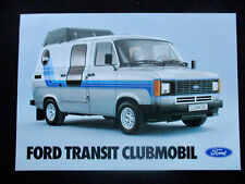 FORD Transit Clubmobil Van 11/1980 2S. Deutsch  Prospekt Brochure 238/28