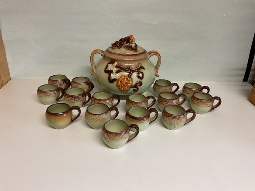 Bowle set 16tlg aus - aus, ton