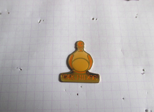 Pin orchidee parfum - pin's, flakon