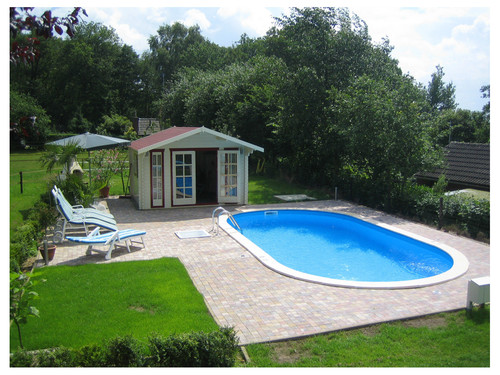 Stahlwandpool pool ovalpool - pool,