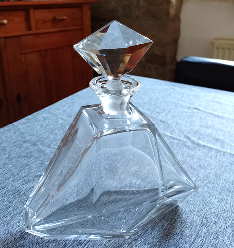 Bleikristall cognacflasche - ,
