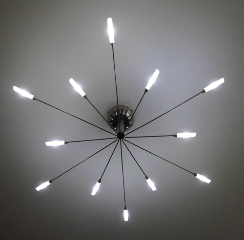 Xxl 92cm silber design - silber, led