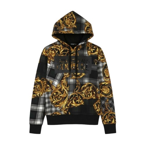 Versace couture felpa garzata - versace,