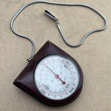 Altimeter/Höhenmesser von Barigo mit Lederetui mit Trageriemen