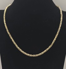 Maßive Herren Königskette aus 925er Silber Vergoldet ca. 46cm - 28,8 Gramm