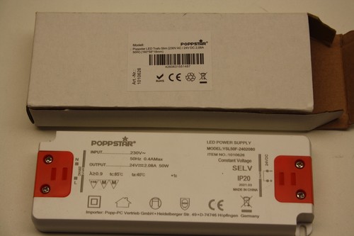 Poppstar slim led trafo v - slim,