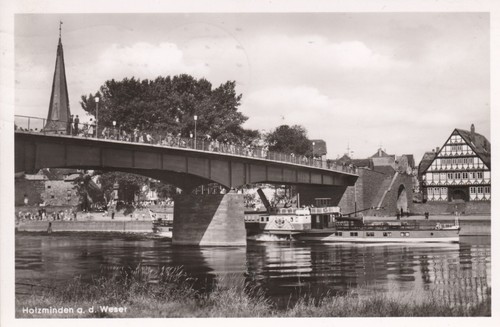 Holzminden weser raddampfer - weser:,
