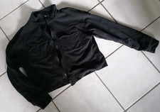 Sweatyjacke + schwarz + cropped + S/M + Gothic + Goa + BoHo