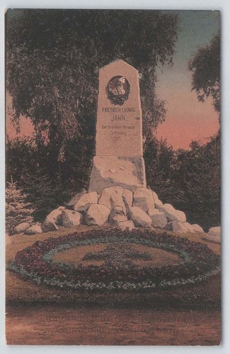 Ansichtskarte jahndenkmal - ansichtskarte,