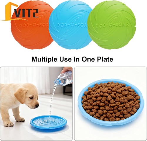 3pcs frisbee naturgummi - 3pcs,