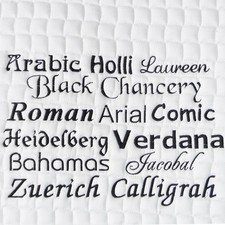 Bestickungs-Service einer Schabracke bis zu 10 Buchstaben (Garnfarben-Angebot 3)