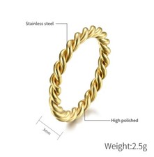 Edelstahl Ring Damen Herren