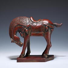 Geschnitztes Holzpferd - China