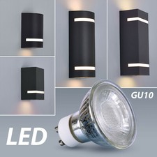 GU10 Außenleuchte IP44 Alu