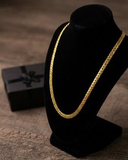 Neu Edel Halskette Goldoptik