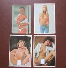 4 ältere Taschenkalender aus Spanien 1978, 1984 Frauen Erotik Akt pin up ,