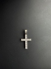 Diamant Kreuz auf Silber