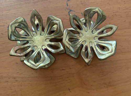 Vintage messing kerzenhalter - messing,
