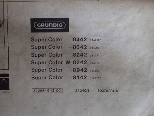 Grundig super color - grundig,