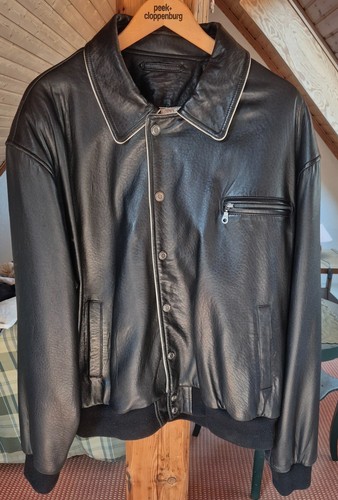 Schwere lederjacke schwarz - lederjacke,