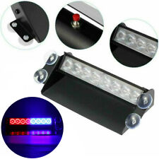 8 LED Rot & Blau Auto Notfall