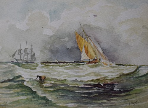 Emmeret wasserfarbe gemälde - g,