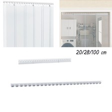 Schiene / Hakenleiste Edelstahl für PVC Lamellenvorhänge Streifenvorhang