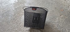Klickfix Halter Fahrrad + Vorderrad Korb Oval Lenkerkorb Engmaschig