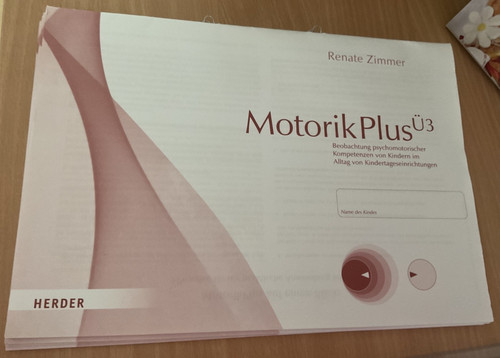Renate zimmer motorik plus ü3 - zimmer,