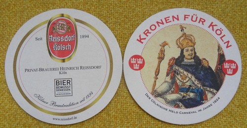 Bierdeckel brauerei heinr - bierdeckel,
