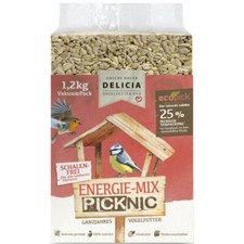 Delicia Vogelfutter Wildvogelfutter Gartenvogelfutter Energie-Mix Picknic 1,2kg
