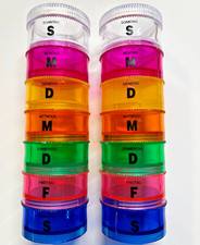 2 x Medikamentenbox RUND