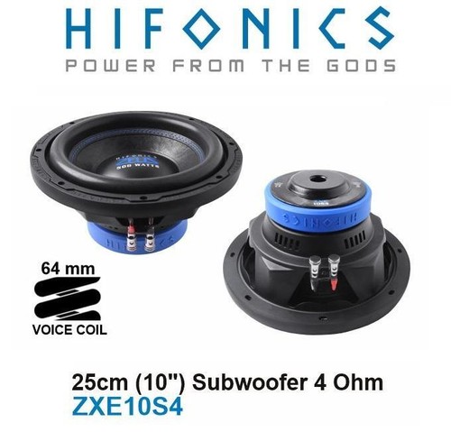 Hifonics zxe 10s4 subwoofer - 10s4, 25