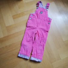 Cord-Latzhose Latzhose Hose Mädchen Gr. 98 Papagino, Aufnäher Eule