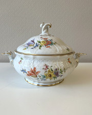 Suppenterrine mit Deckel Hutschenreuther Form Dresden Dekor Duchesse