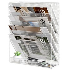 Zeitungshalter Wand mit 5