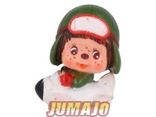 FIGZ65 Figurine PVC SEKIGUCHI 1979 Monchhichi Kiki 4.5cm : Aviateur