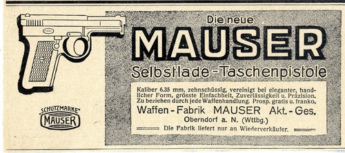 Waffenfabrik mauser oberndorf - mauser,