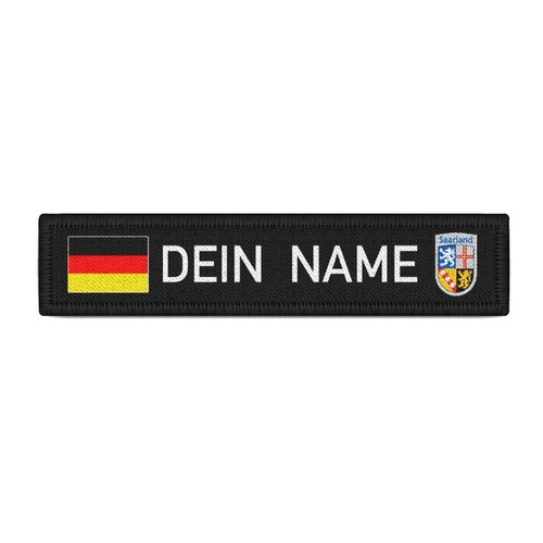 Saarland namen schild - namen-schild, patch