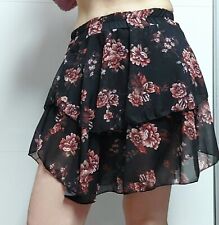 Mini Stufenrock in Schwarz