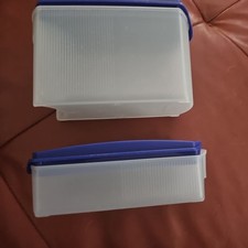 Tupperware 5er Set  Eidgenosse Plus 1,1 L + 0,35 L blau