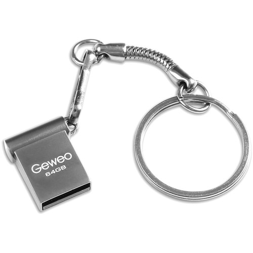 Usb stick grau 64gb - stick, metall