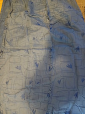 2 Übergardinen blau -