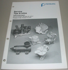 Service Tips & Infos Vakuumpumpen Pierburg Vacuum pumps Bombas de vacio 08/1997
