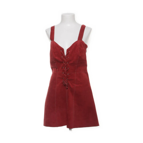 Lederkleid größe rot - l,,