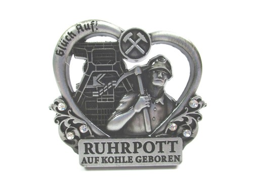 Ruhrpott magnet metall - ruhrpott,