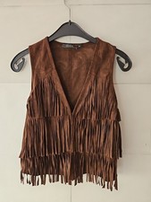 Damen Lederweste Wildleder